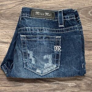 Miss Me Boyfriend Ankle Distressed Jeans Size 27